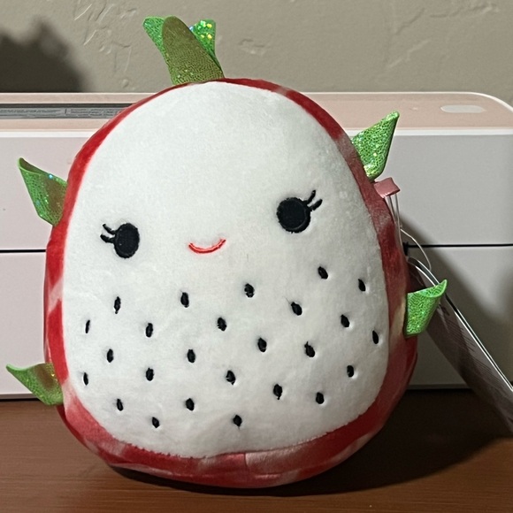 DELITA The Dragonfruit & Orin the Orange Citrus Fruit Squishmallow Plush 5” NWT - Picture 2 of 9